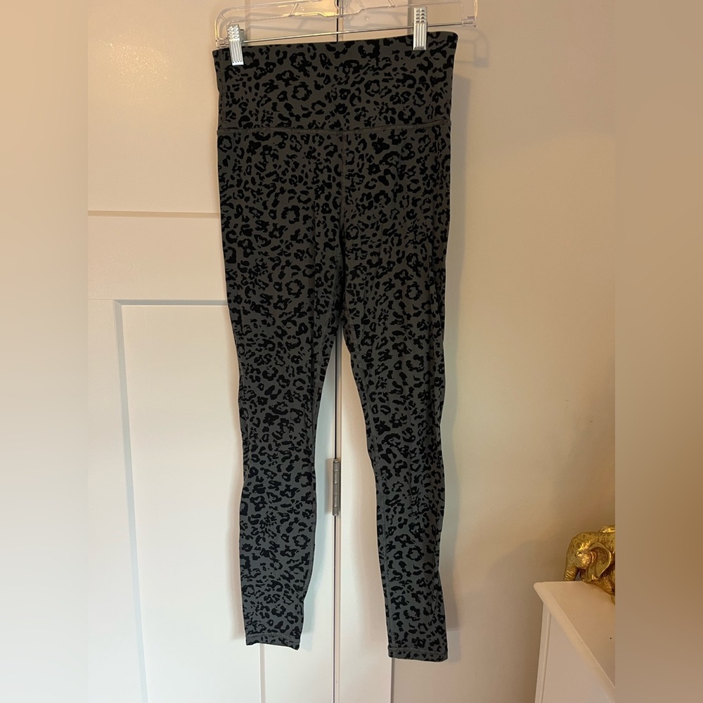 Athleta Leopard Print High Rise Leggings